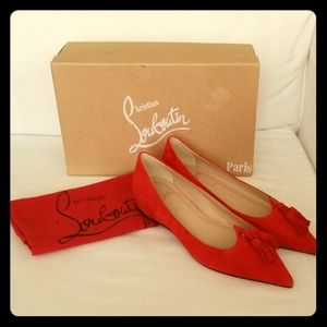 Christian Louboutin Point Toe Flats